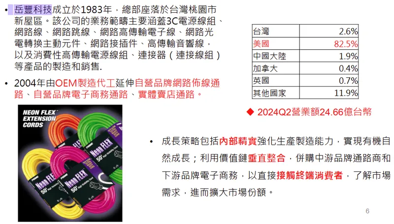 岳豐科技公司簡介