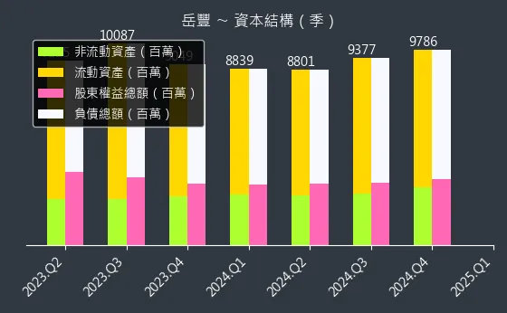 6220 岳豐 資本結構