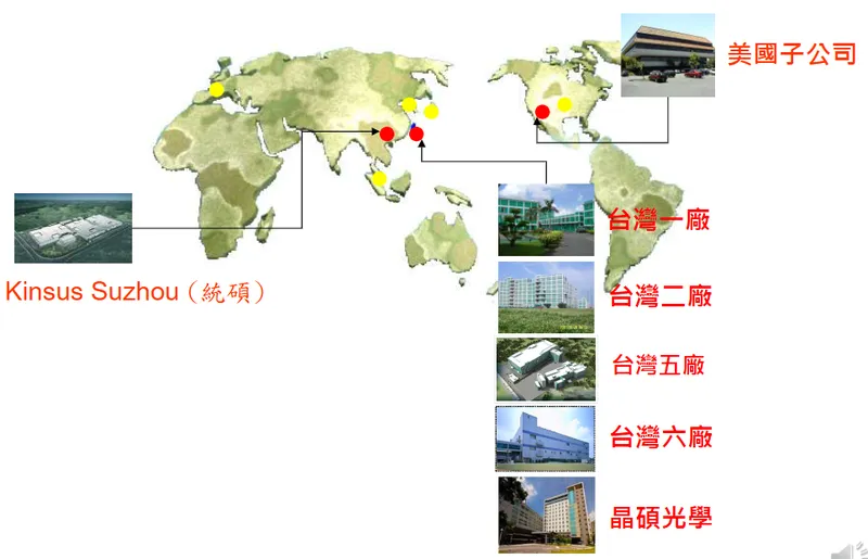 景碩科技主要生產基地