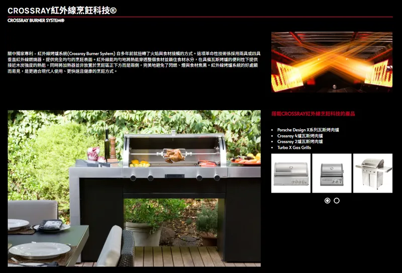 關中CROSSRAY紅外線烹飪科技