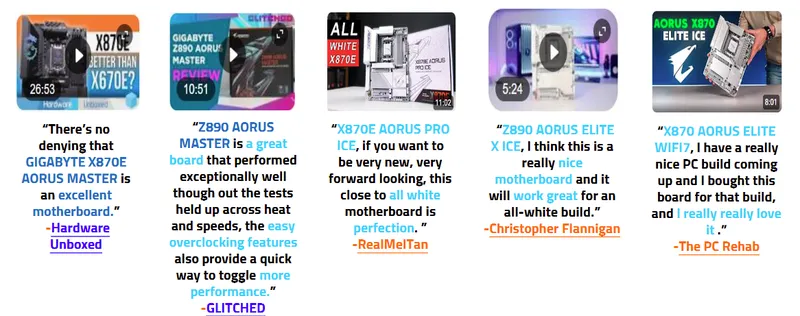 技嘉科技AORUS 系列主機板
