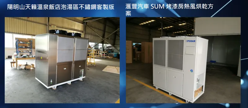 堡達實業CO2 熱泵安裝實績
