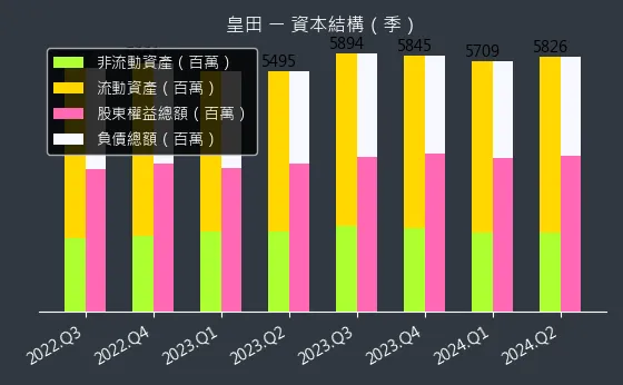 9951 皇田 資本結構