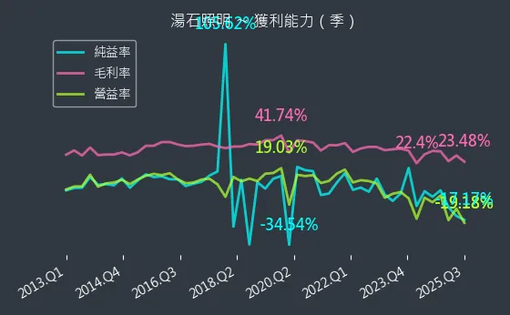 4972 湯石照明 獲利能力