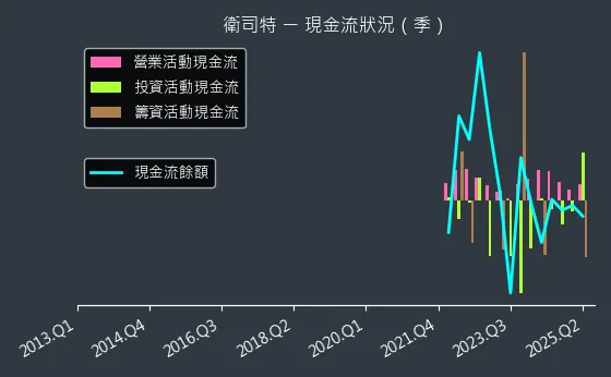 6894 衛司特 現金流狀況