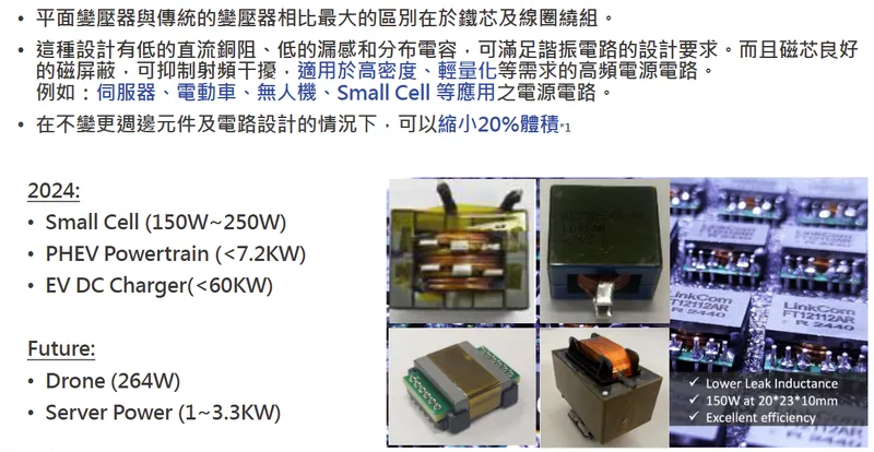 聯寶電子拓寬產品線-平板變壓器
