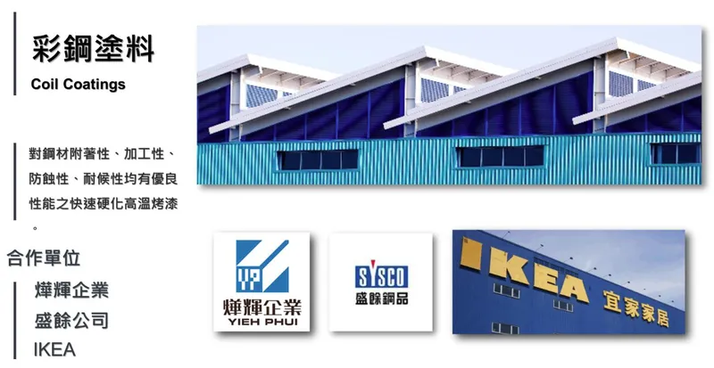 永記造漆彩鋼塗料