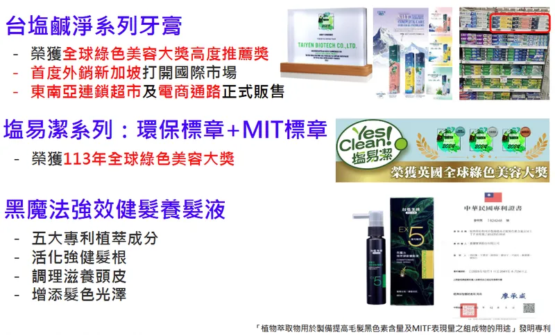 臺鹽實業清潔品系列