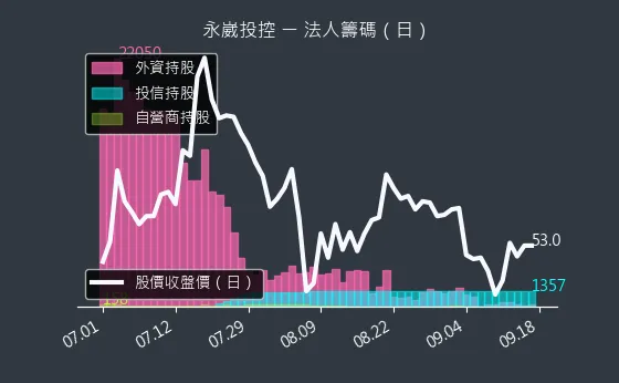 3712 永崴投控 法人籌碼