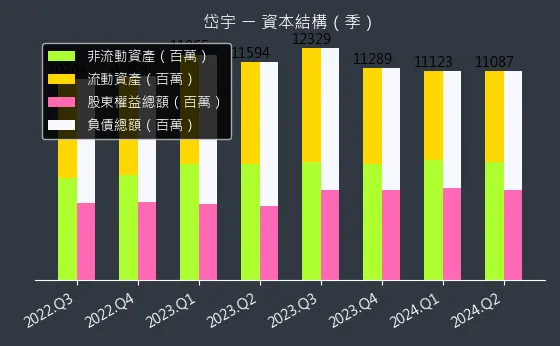 1598 岱宇 資本結構